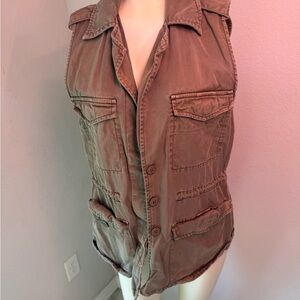 Sanctuary Olive Green Tailored Vest